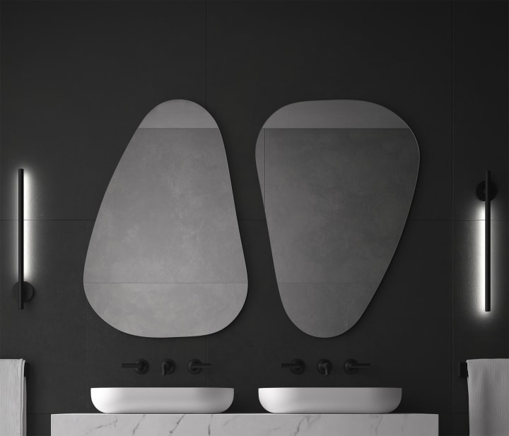 Miroir irrégulier Dolmen Eurobath environnement 6