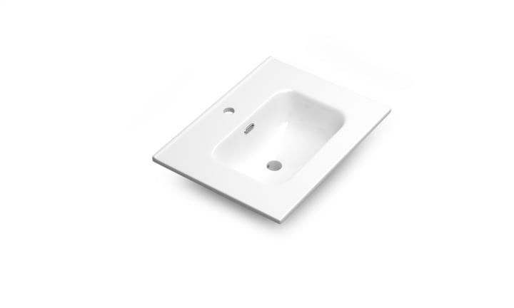 Ensemble meuble de salle de bains à faible profondeur 39 cm Siena Coycama détail 3
