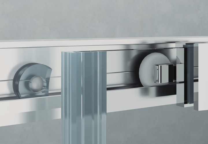 Paroi de douche Ocean 900 Bruntec détail 5