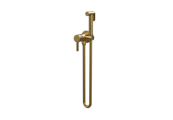 Douche hygiénique en Bambú pour toilettes par Lluvibath principal 2