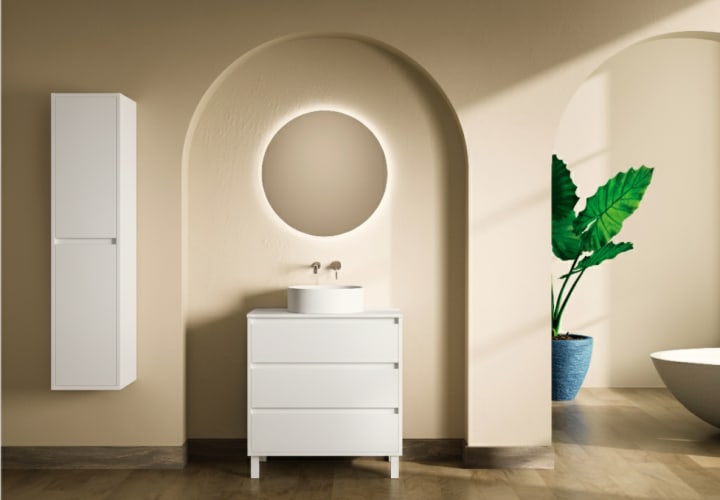 Mueble de baño con encimera de Solid Surface Boston Bruntec principal 4