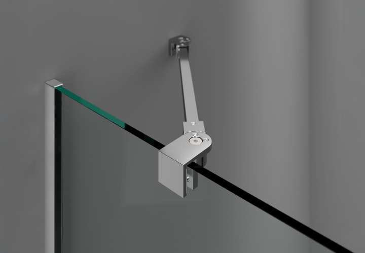 Mampara de ducha Glass (Combi C + lateral fijo) de GME detalle 9