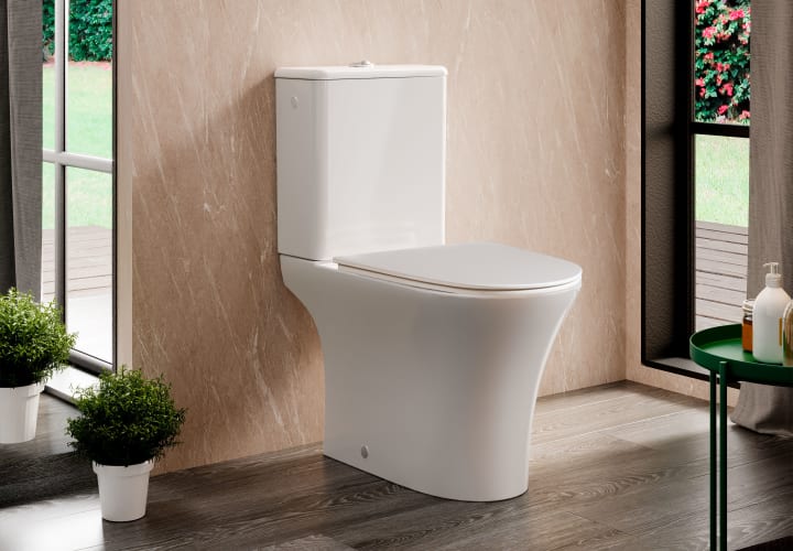 Pack inodoro + bidé Merlín Bruntec detalle 4