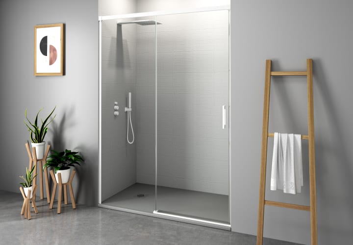 Mampara de ducha Copenhague Bruntec detalle 5