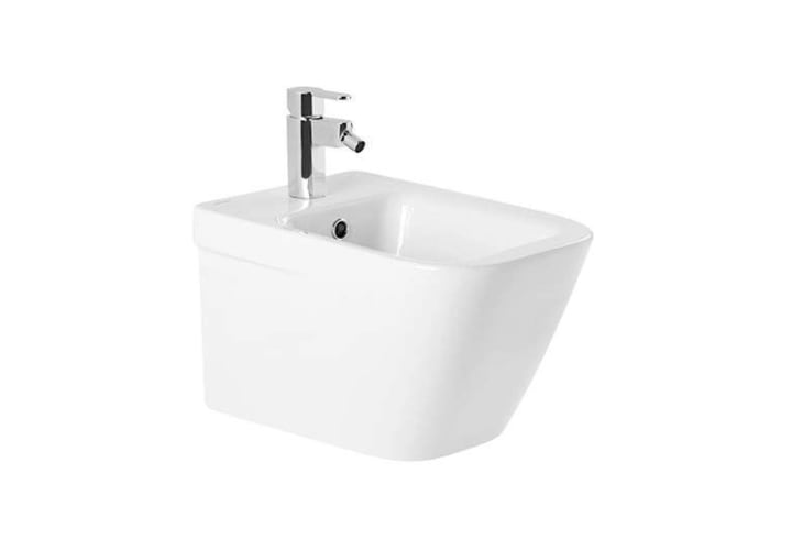 Pack inodoro + cisterna empotrada + pulsador + bide Look Unisan Sanindusa detalle 2