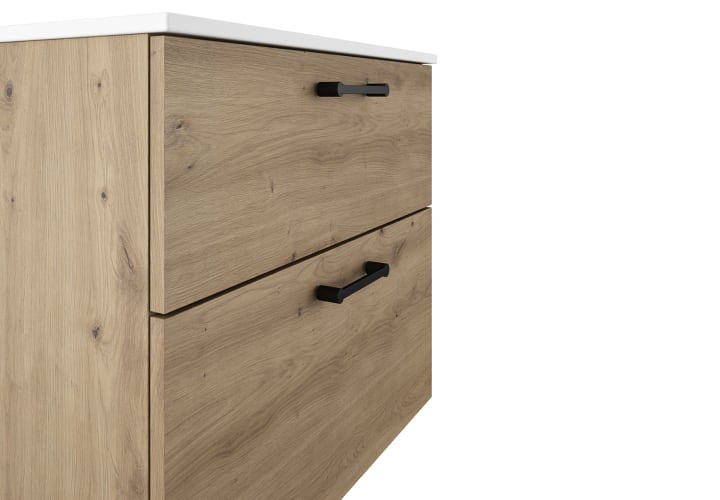 Conjunto mueble de baño con banquillo con lavabo Flat Verso Viso detalle 12