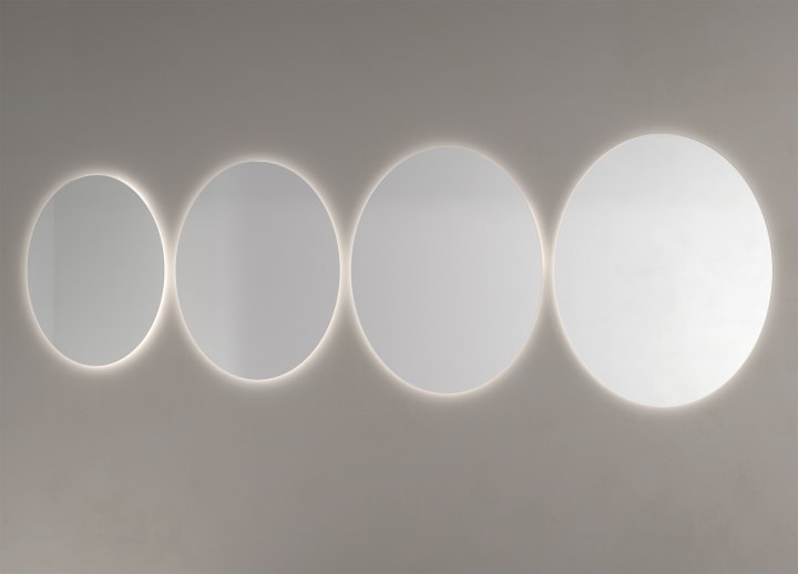 Miroir de salle de bains avec éclairage LED Irlanda Eurobath détail 2