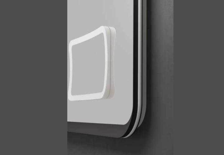 Miroir de salle de bains avec éclairage LED Duomo Ledimex principal 2