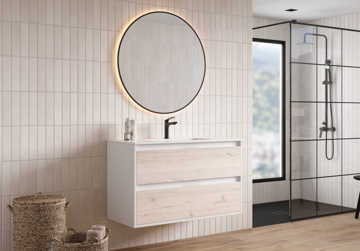 Conjunto completo de mueble de baño Zaoma Bruntec principal 5