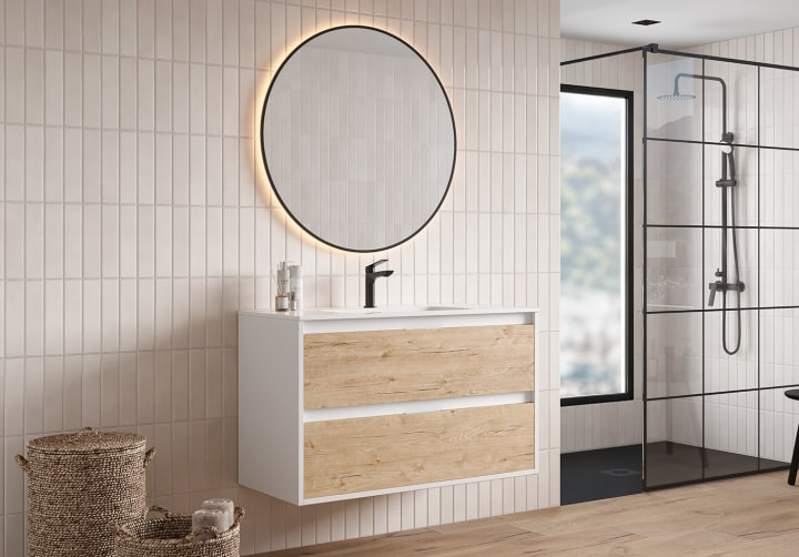 Conjunto completo de mueble de baño Zaoma Bruntec principal 3