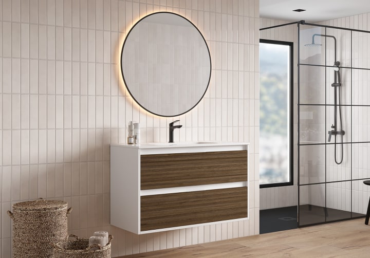 Conjunto completo de mueble de baño Zaoma Bruntec principal 1