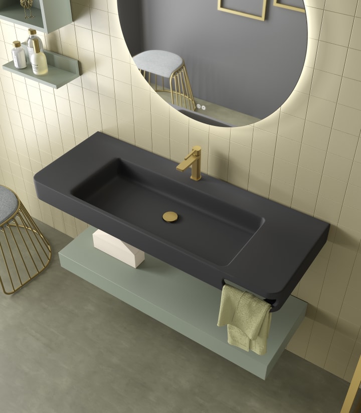 Lavabo suspendido Epsilon Coycama detalle 10