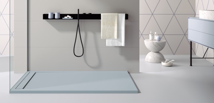 Platos de ducha de resina Design New Bruntec ambiente 11