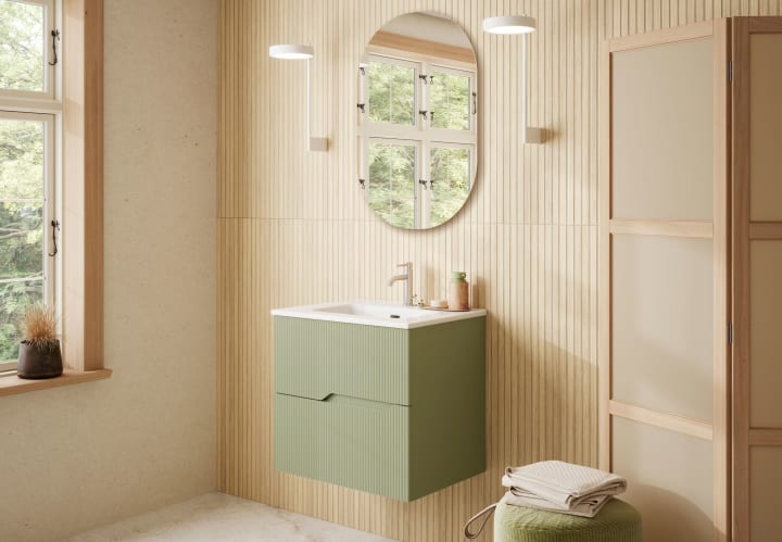 Ensemble de meubles de salle de bains Bamboo Coycama principal 3