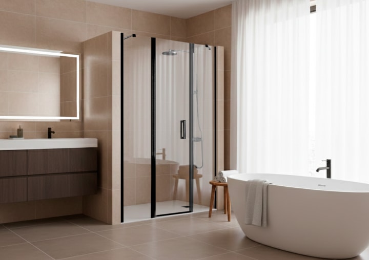 Paroi de douche Carina Bruntec principal 1