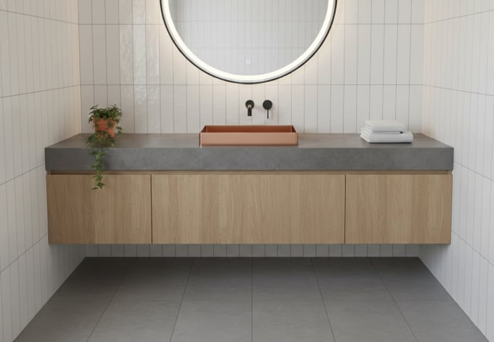 Lavabo sobre encimera Aero Bruntec ambiente 4