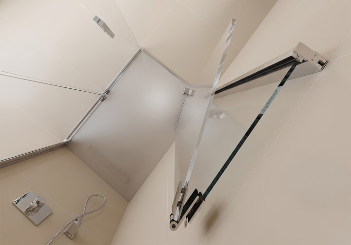 Paroi de douche Dafne (900B) Bruntec détail 10