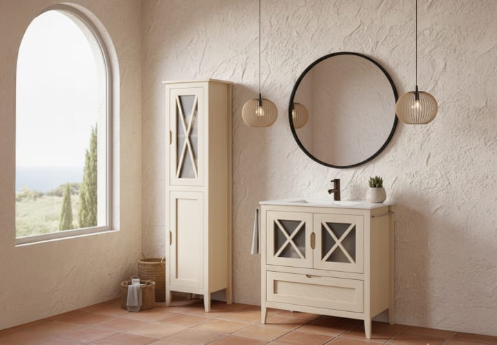 Conjunto mueble de baño Kai Bruntec principal 3