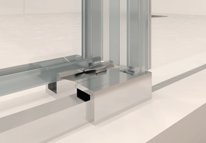 Mampara de ducha Elite Bruntec detalle 3