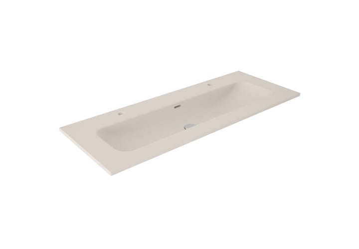 Lavabo encastrable Visobath Idea Match 1 vasque pour 2 robinets principal 1