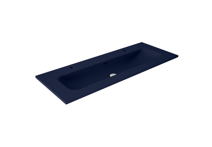 Lavabo encastrable Visobath Idea Match 1 vasque pour 2 robinets principal 8