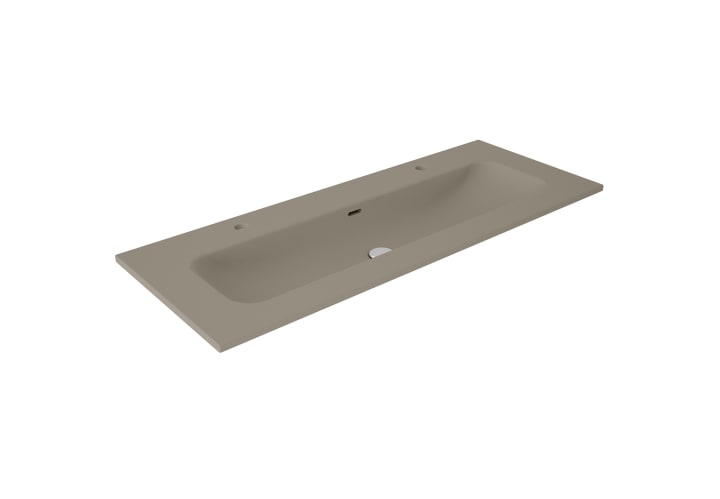 Lavabo encastrable Visobath Idea Match 1 vasque pour 2 robinets principal 3
