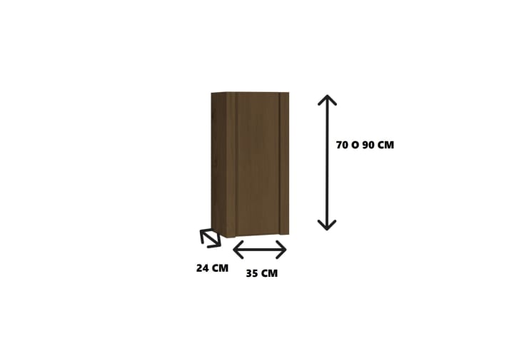 Colgar de baño Laponia Bruntec croquis 9