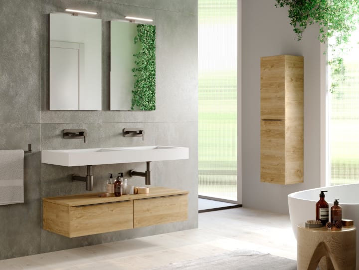 Lavabo suspendu Ambar Coycama environnement 4