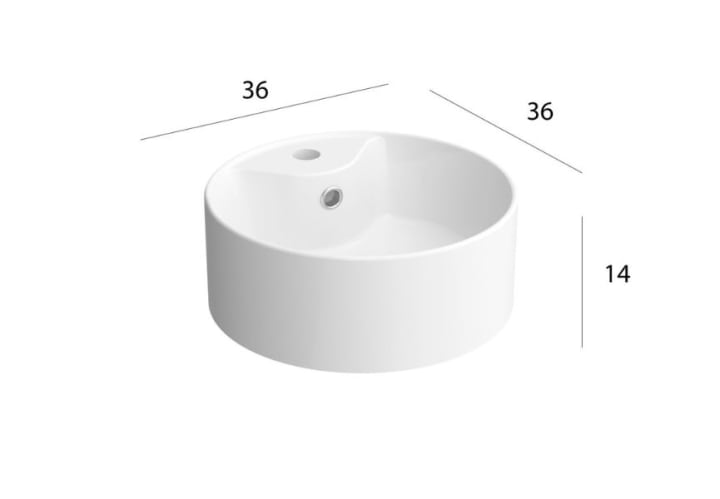 Conjunto mueble de baño con lavabo sobre encimera Morai Salgar detalle 2