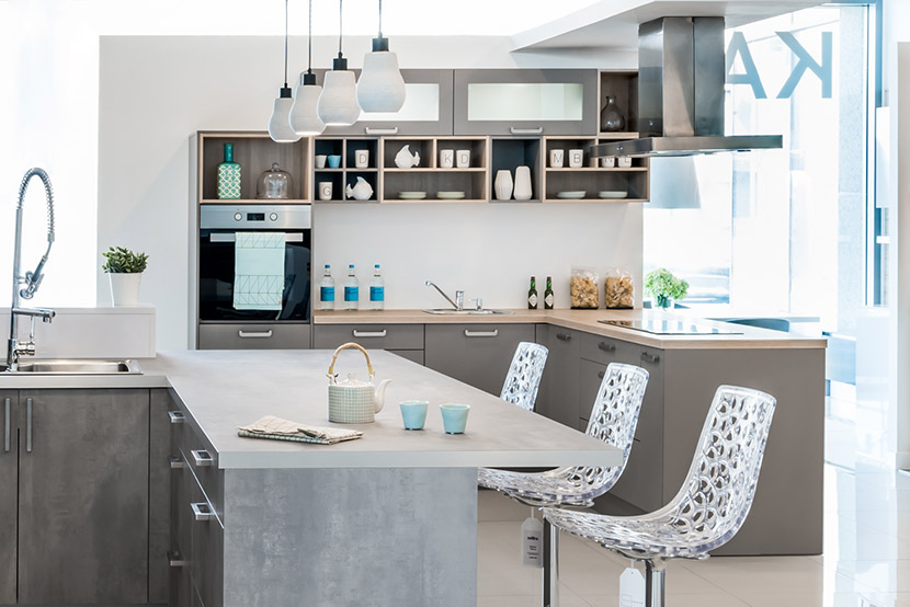 Photgraph: Kaiser Kitchens at Kaiser Showroom, Dubai