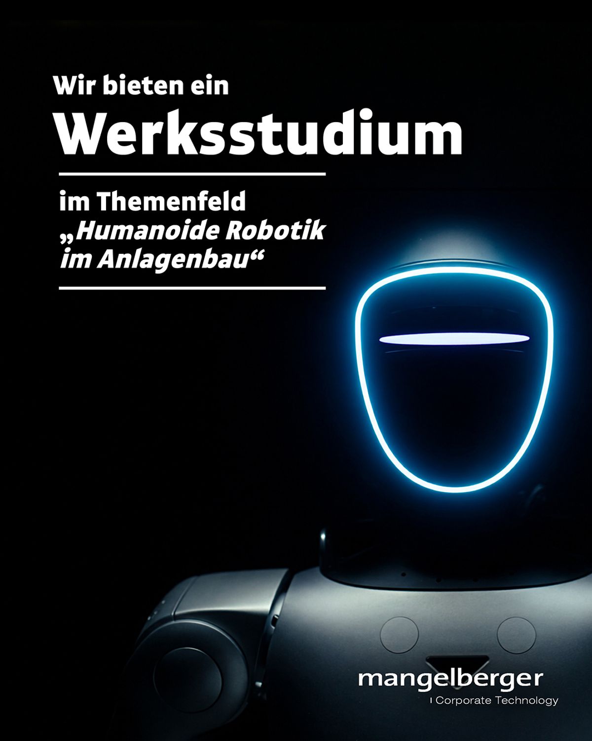 Wir suchen Werkstudentinnen & Werkstudenten für das Themenfeld Humanoide Robotik.
Im Fokus: Greiferkinematiken, Sichtac