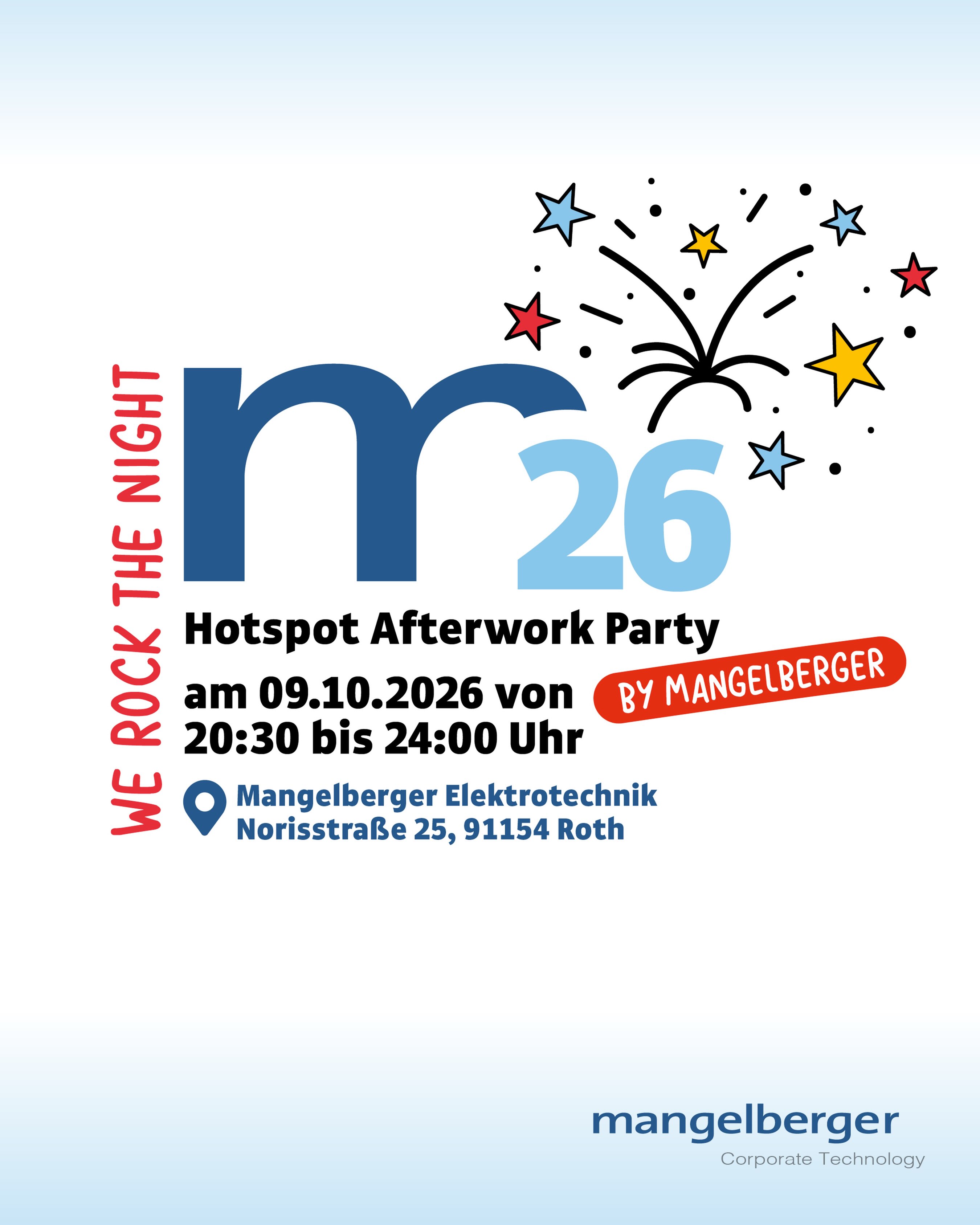 Nach der Nacht der Ausbildung ist noch lange nicht Schluss! 🎉
Ab 20:30 Uhr geht‘s bei uns noch weiter - mit DJ, Drinks