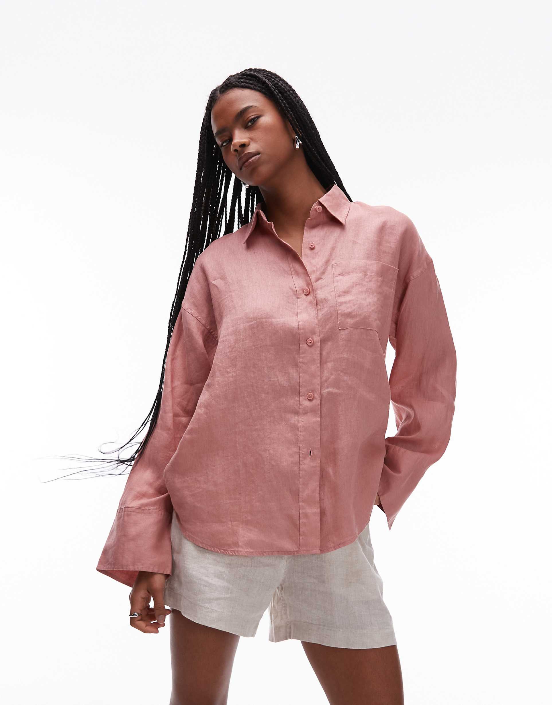 Model in onion shirt