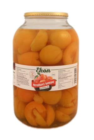 EKON Meruňky půlené, bez přidaného cukru