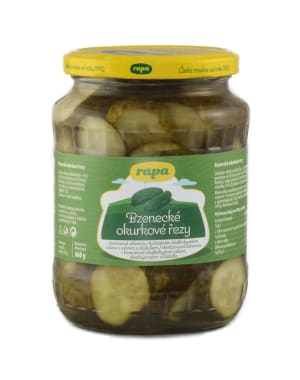 RAPA Bzenecké Gherkins sliced
