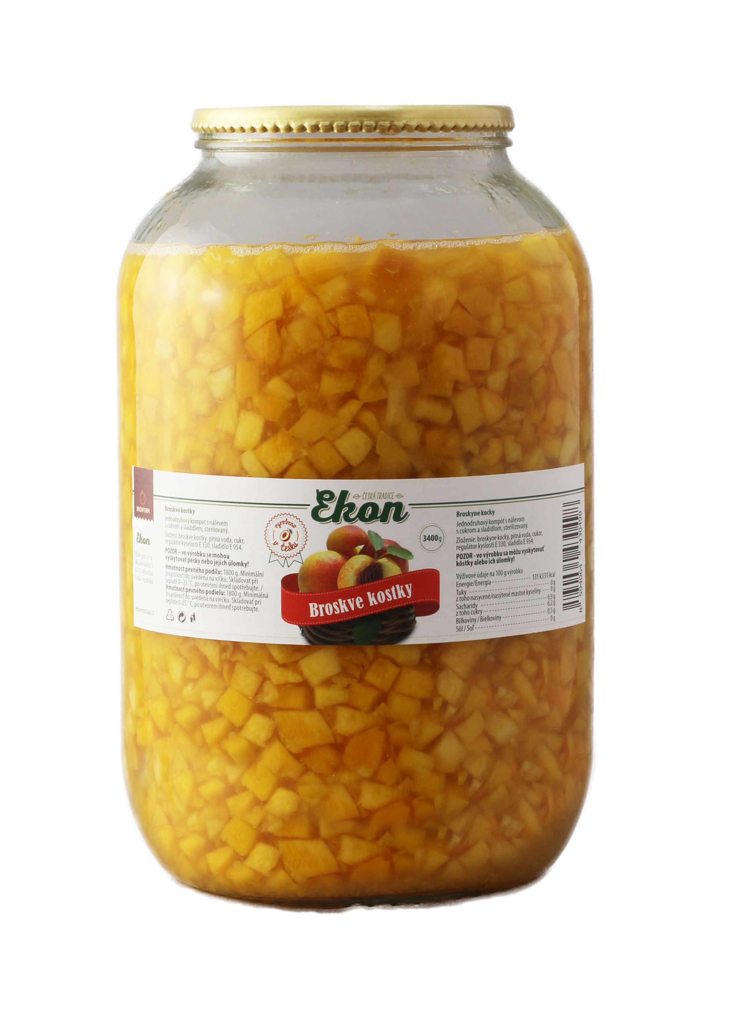 Ekon Peach diced