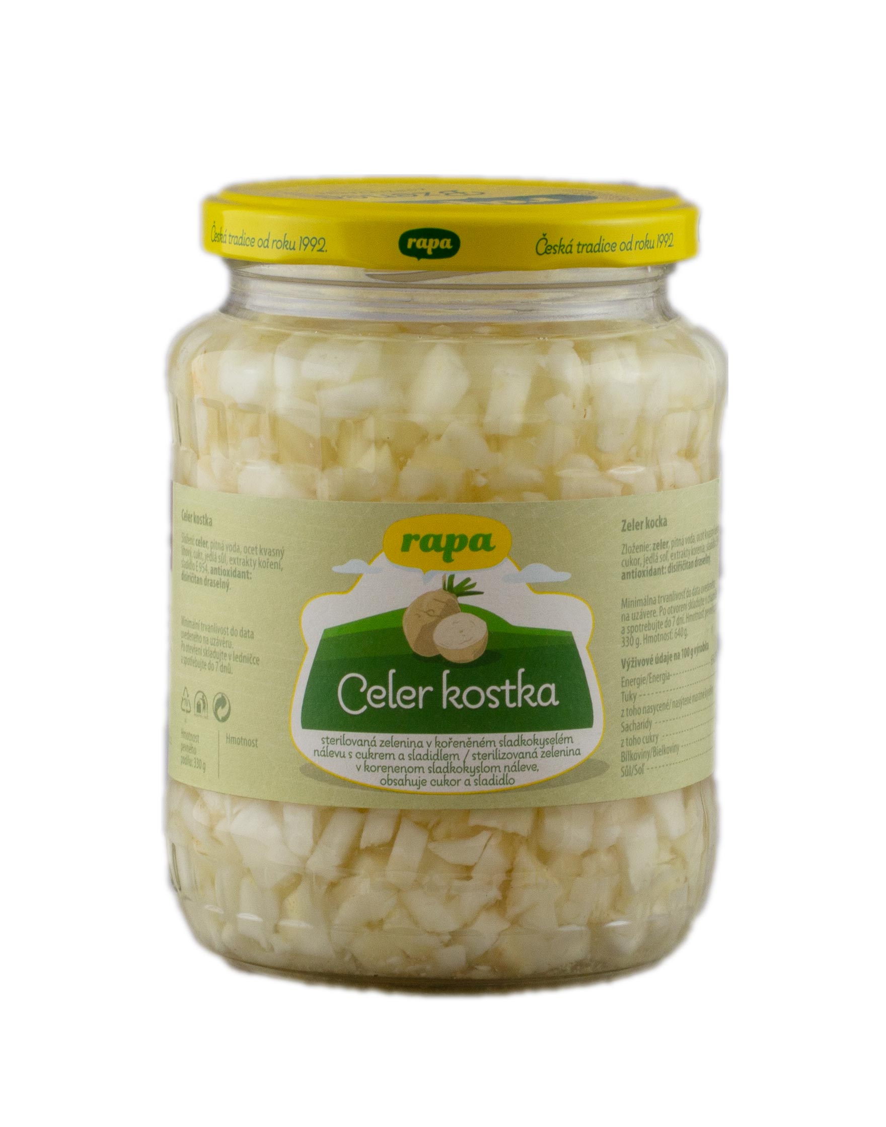 Rapa Celery root diced