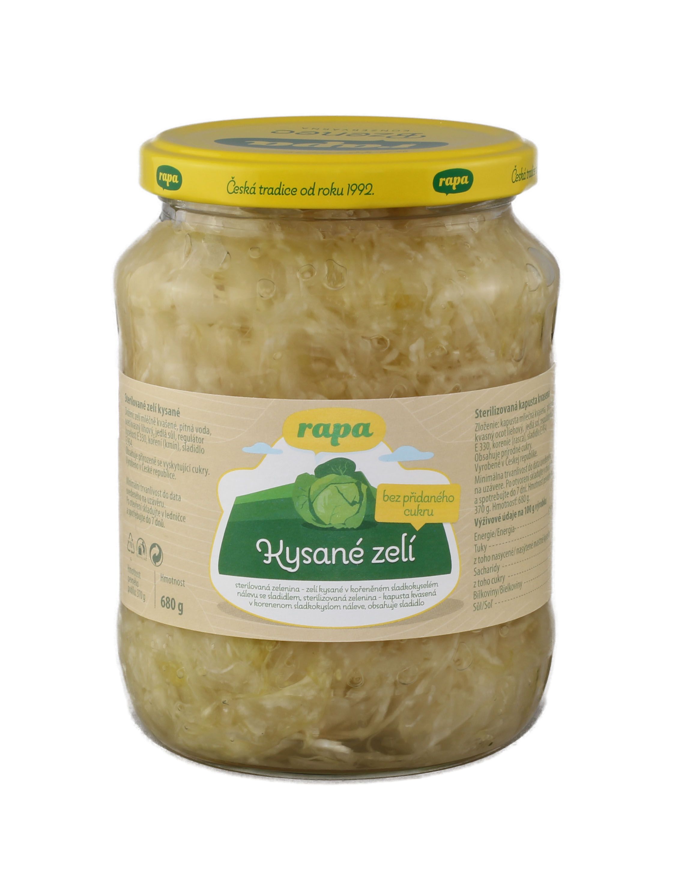 Rapa Sauerkraut - sugar free