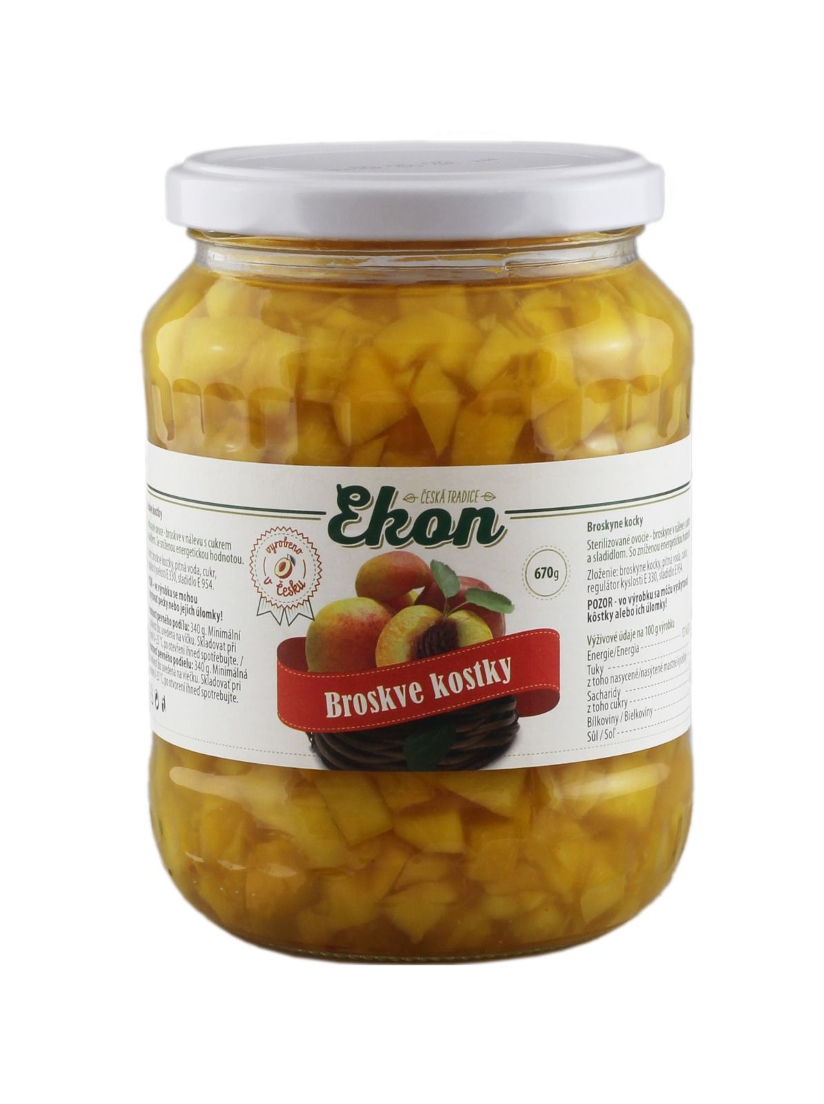 Ekon Peach diced
