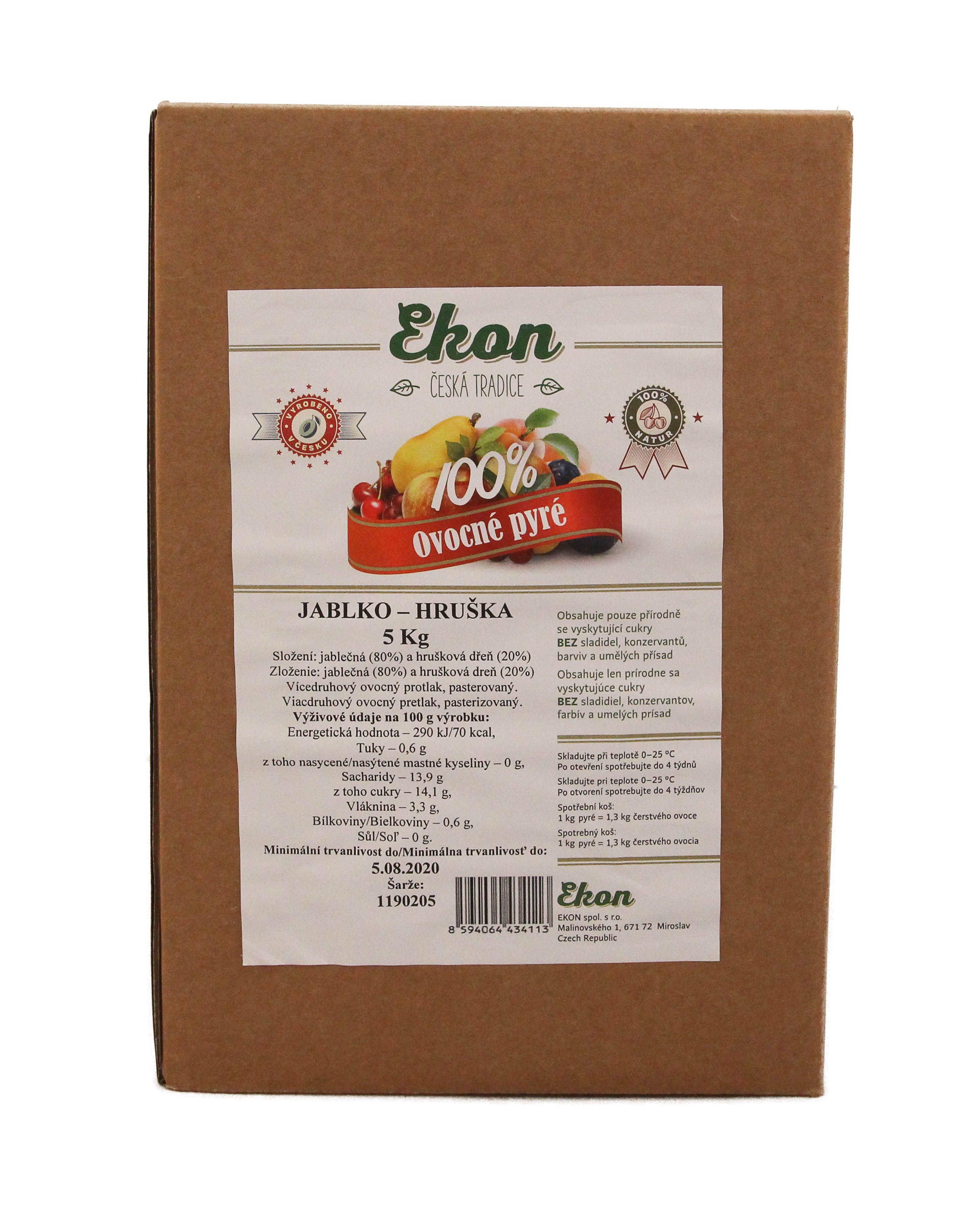 Ekon Apple-pear puree