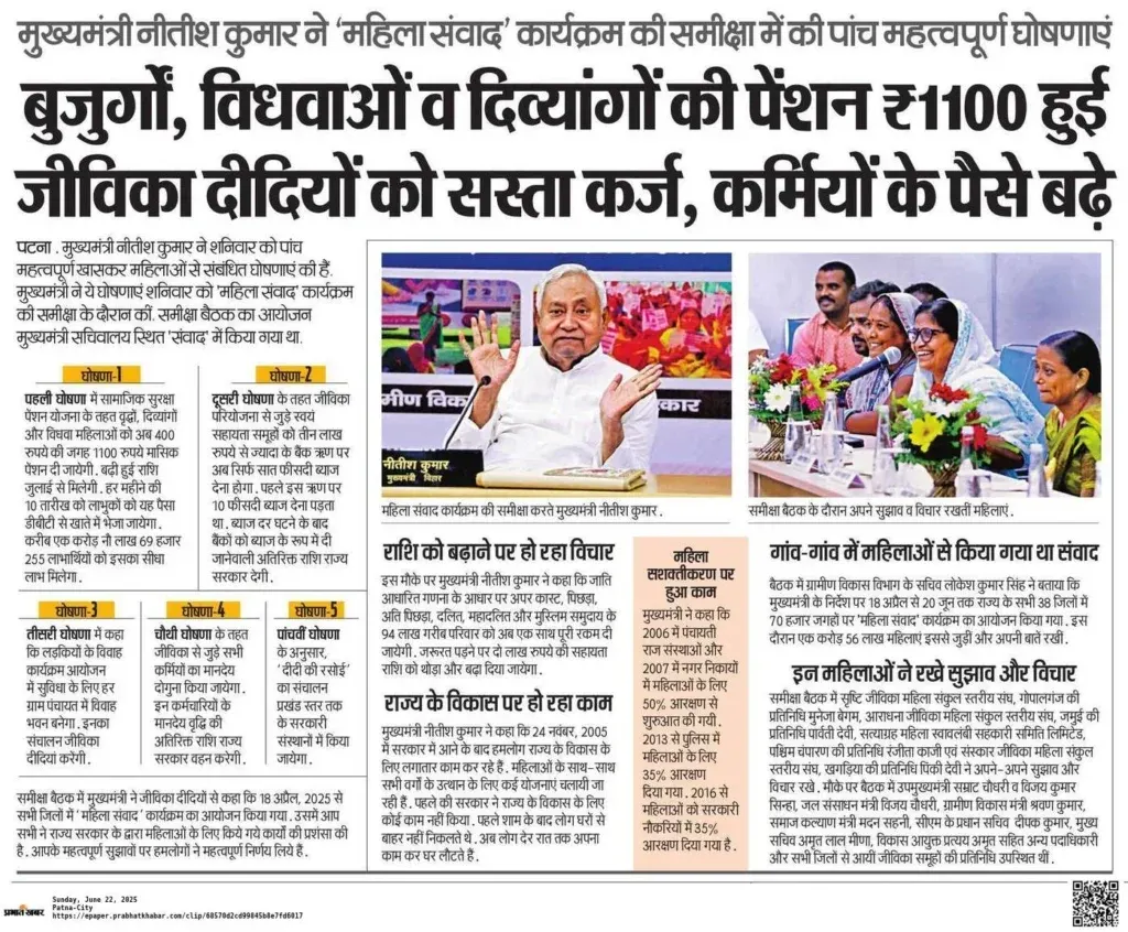 Bihar Vridha Pension Yojana 2025 || Resulttak