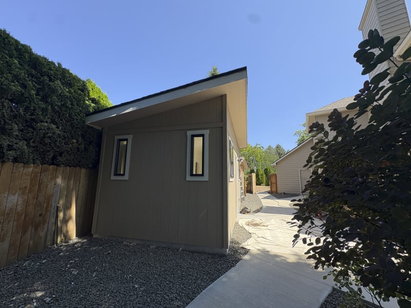 A sleek, modern addition with clean lines, designed to fit seamlessly into the existing layout. Completed by NIB in Spokane, WA, this custom project highlights their ability to enhance both functionality and aesthetics in residential spaces.