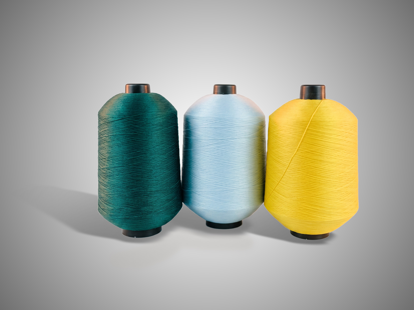 DOPE DYED POLYESTER YARN