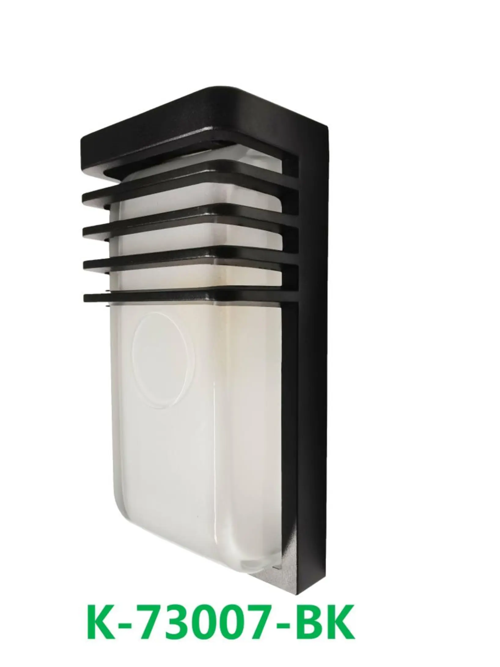 Modern LED Wall Sconce Outdoor Light Fixture - Black Matte Finish (K-73007-BK)