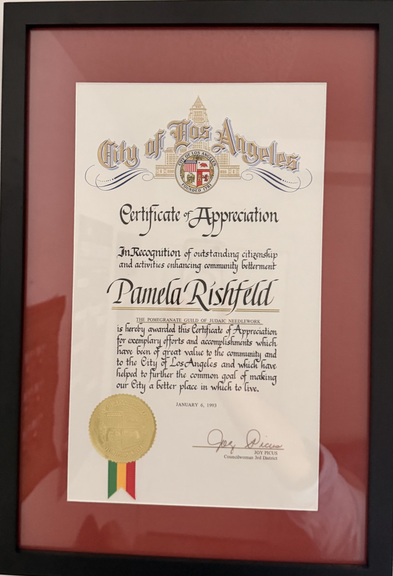 Recognition From City of Los Angelos