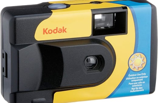 Kodak FunSaver or Fujifilm QuickSnap disposable camera