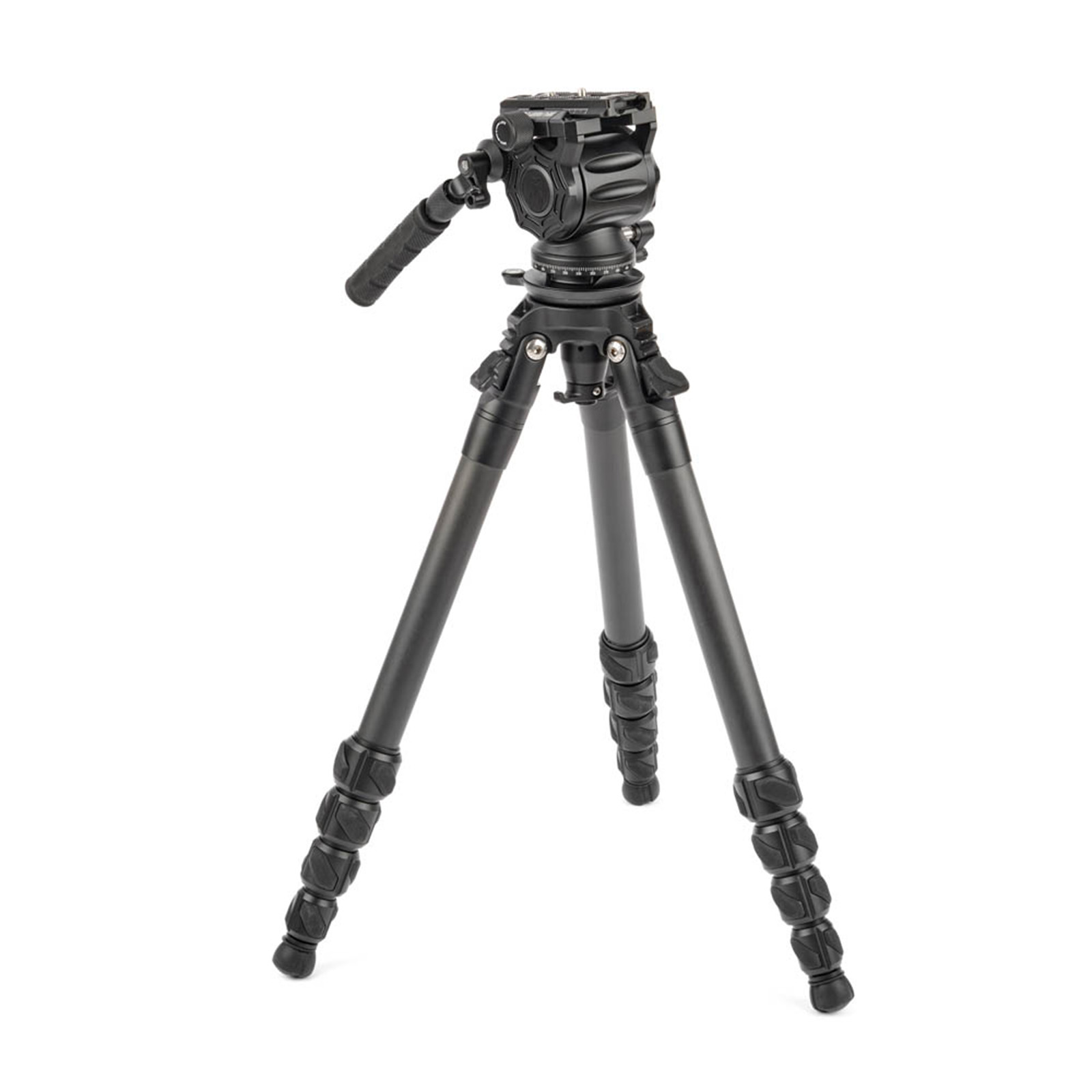 3 Legged Thing WES Carbon Fibre Levelling Base Tripod and AirHed CC - Darkness