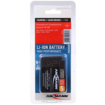 Ansmann A-Can LP-E8 Battery (replacement for Canon LP-E8)