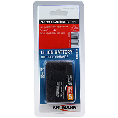 Ansmann LP-E12 Battery (replacement for Canon LP-E12)