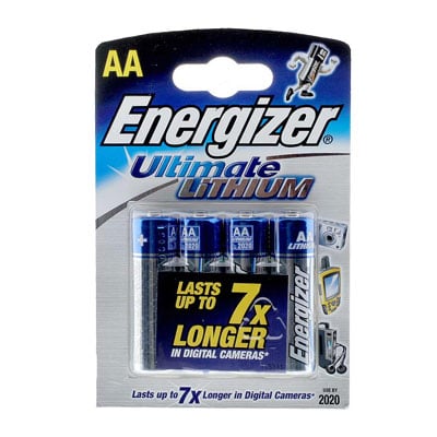 Energizer Ultimate Lithium AA (4 pack)